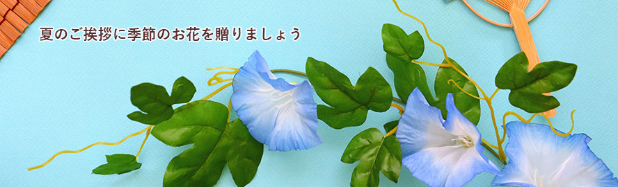 夏のご挨拶に季節のお花を贈りましょう